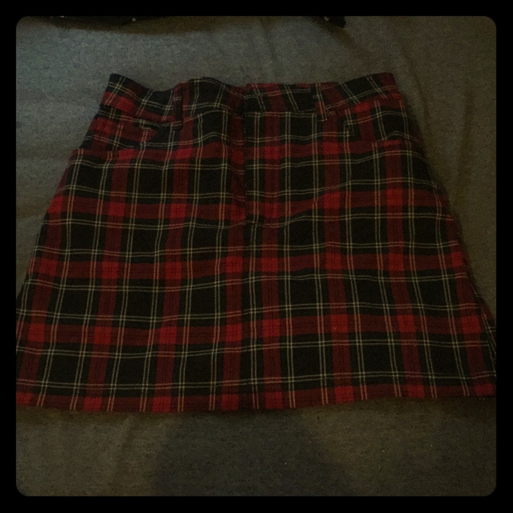 F21 Plaid Miniskirt